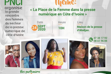 Grande rencontre des Femmes du secteur de la Presse numérique de Côte d'Ivoire
