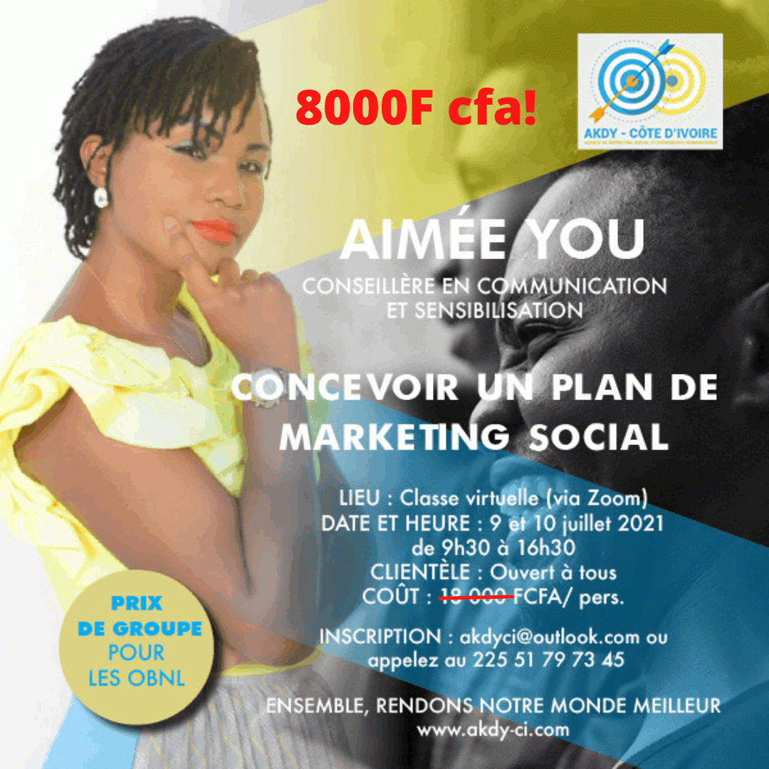 FORMATION EN MARKETING SOCIAL