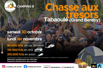 Camping 6 : Chasse aux trésors à Tabaoulé / Grand bereby