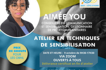 ATELIER EN TECHNIQUES DE SENSIBILISATION