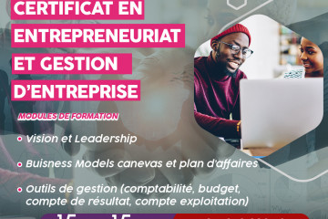 CERTIFICAT EN ENTREPRENEURIAT ET GESTION D'ENTREPRISE