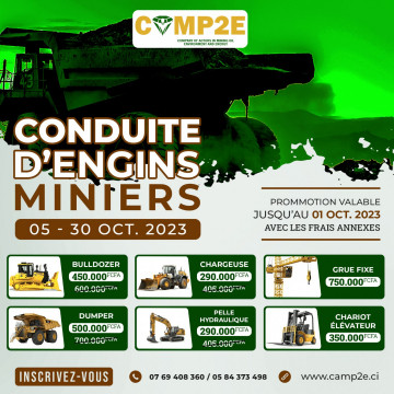 Formation en Conduite d'Engins Miniers