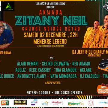 SOIRÉE 100% RETRO AKWABA ZITANY NEIL ( MARCORY GAZOIL)