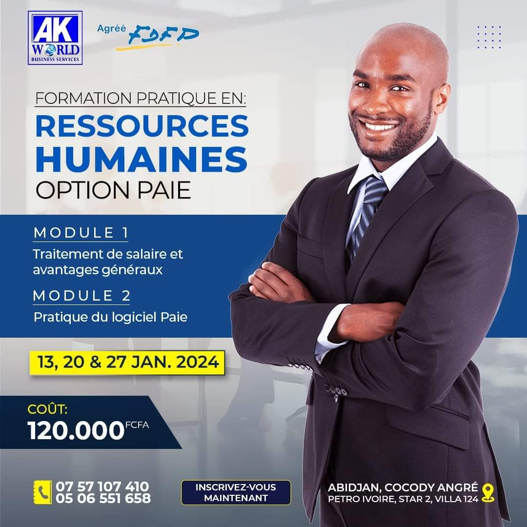 FORMATION PRATIQUE EN RESSOURCES HUMAINES OPTION PAIE