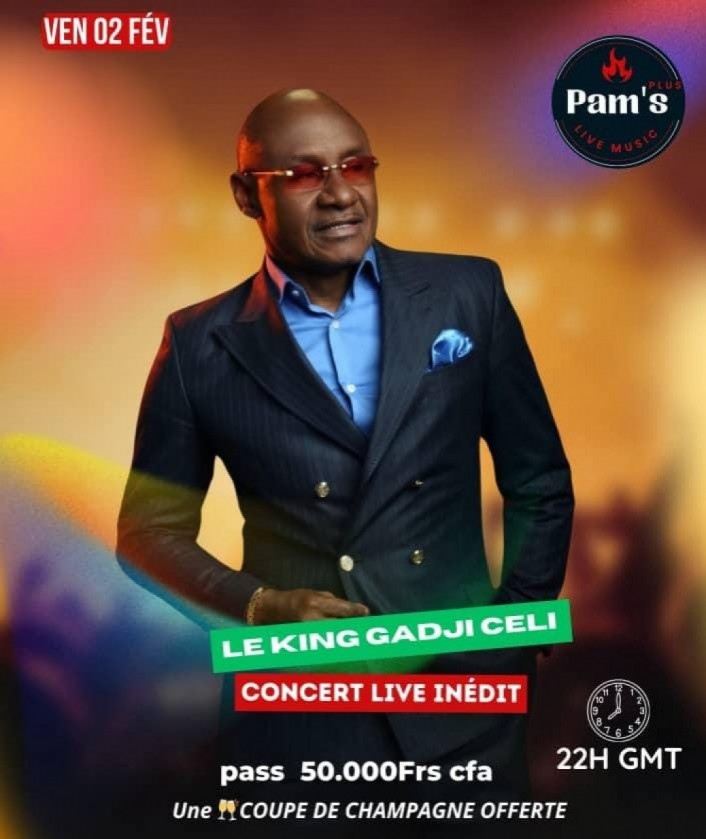 Le King Gadji Celi en Concert Live