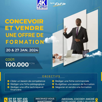 FORMATION : CONCEVOIR ET VENDRE UNE OFFRE DE FORMATION
