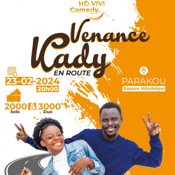 Spectacle d'humour Venance Kady : En route