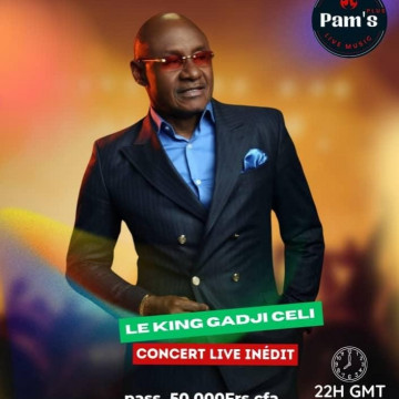 Le King Gadji Celi en Concert Live