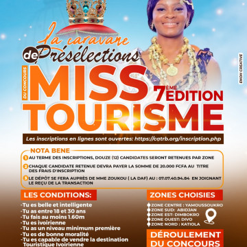 Présélection Miss Tourisme 2024