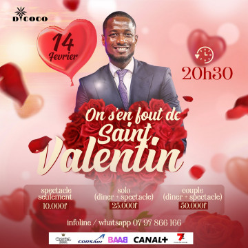 One Man Show Juste Crépin : On s'en fou de Saint Valentin