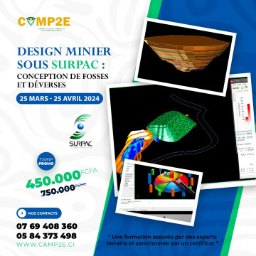 Formation en Design Minier Sous Surpac