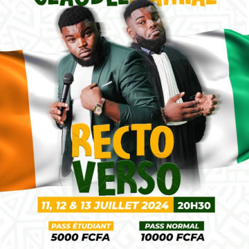 One Man Show Claudel Martial : Recto Verso