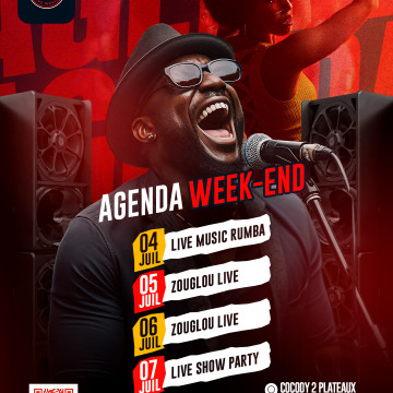 Soirée Live au PAM'S PLUS : Agenda du week-ends