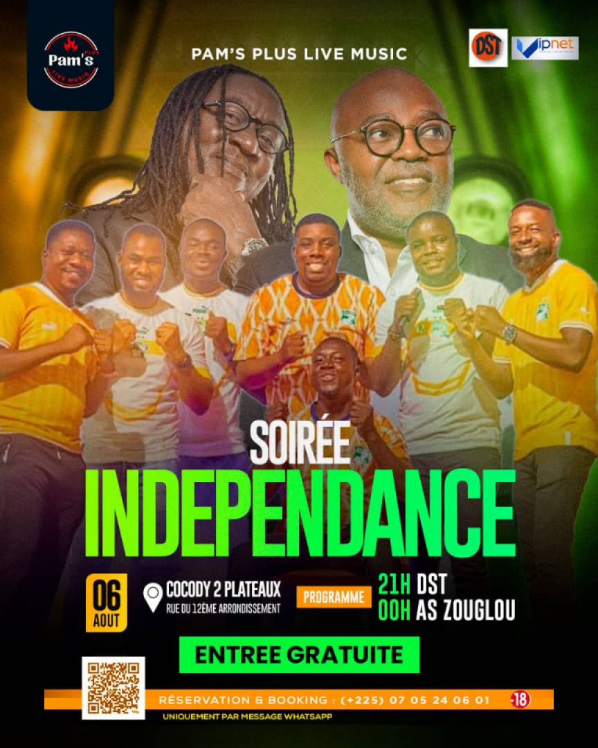 Soirée Indépendance au PAM'S PLUS