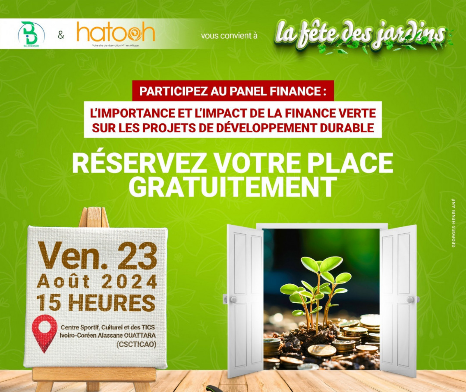 La fête des Jardins : Panel Finance