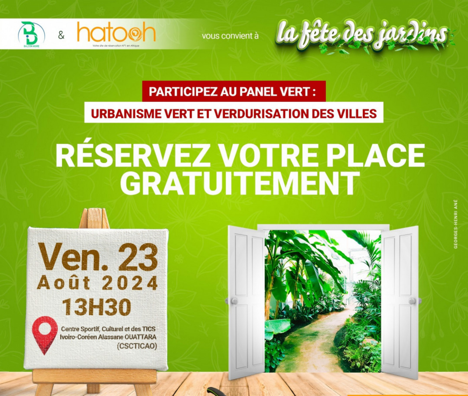 La fête des Jardins : Panel vert