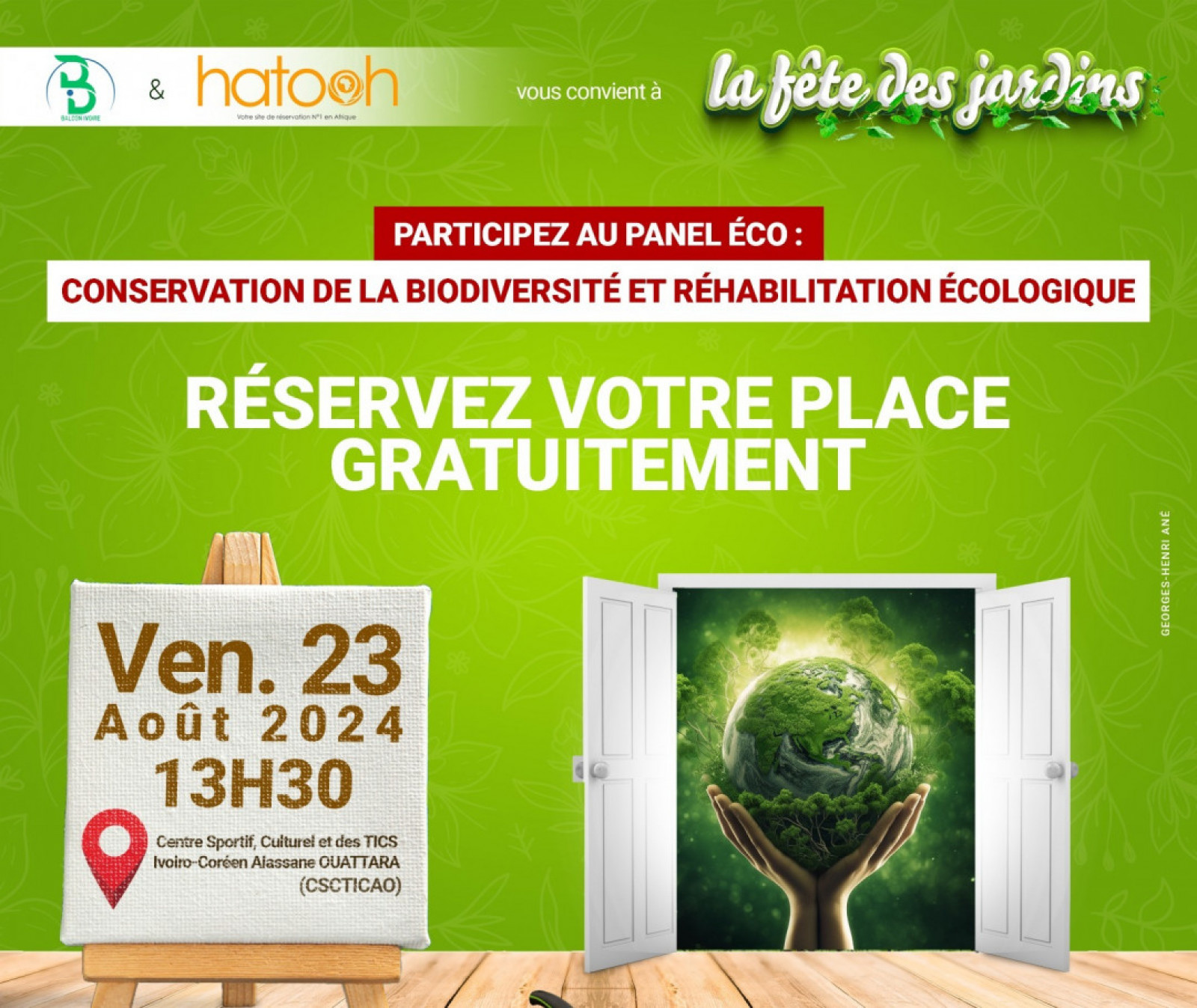 La Fête des Jardins : Panel Ecologique