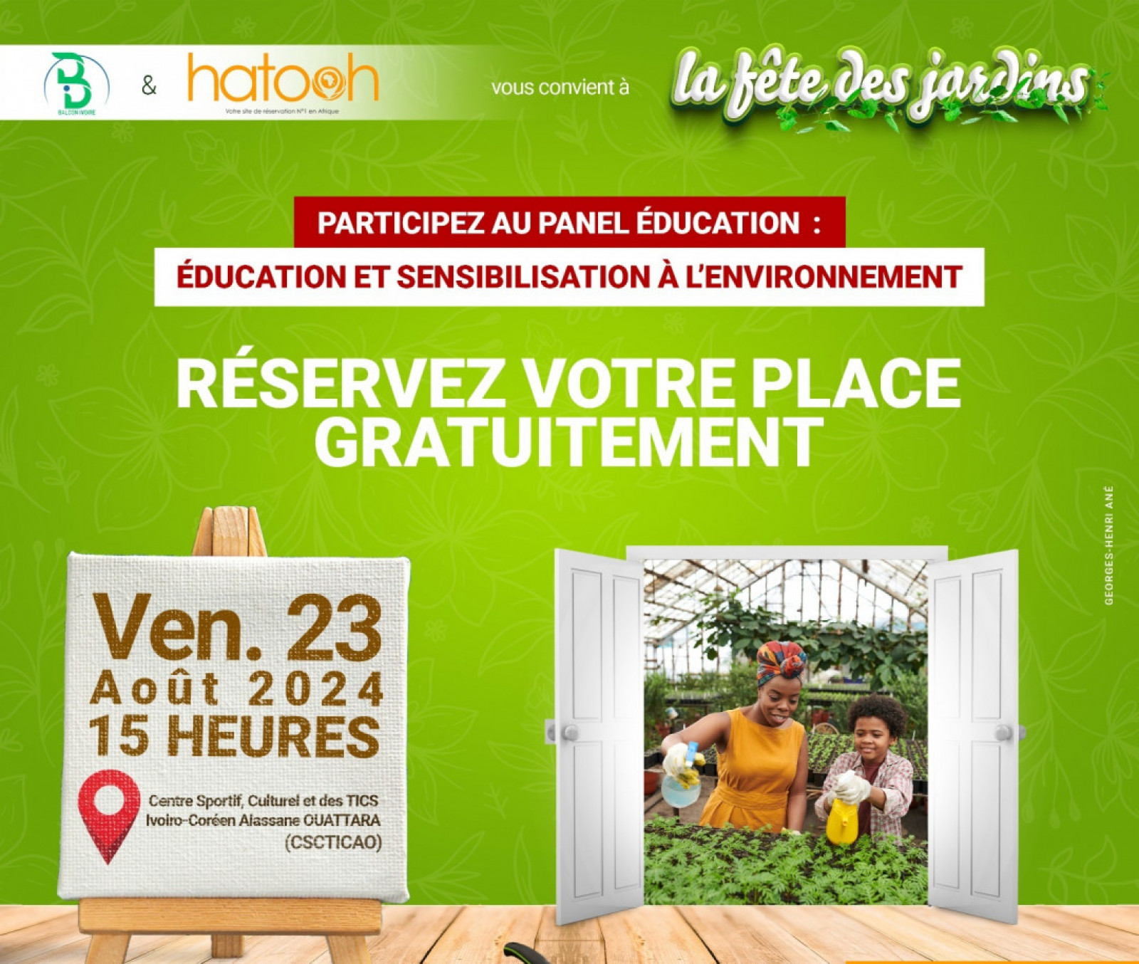 La Fête des Jardins : Panel Education