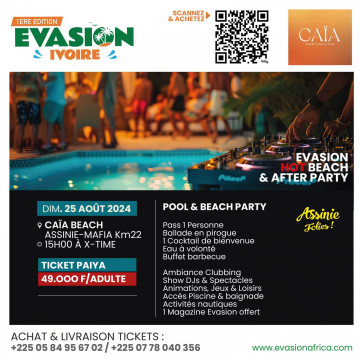 Evasion Beach Party - Assinie - Pool Party
