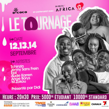 Spectacle d'humour : Le tournage