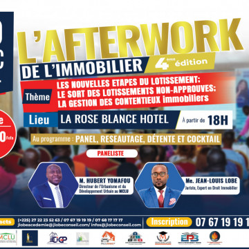 AFTERWORK DE L'IMMOBILIER 4è édition
