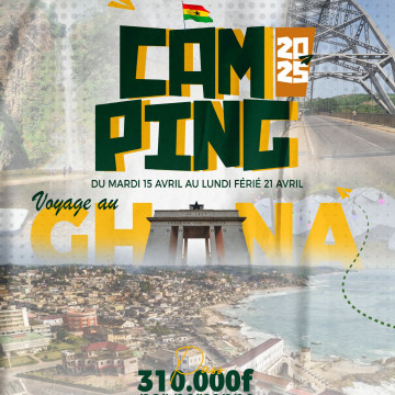 CAMPING COTE D'IVOIRE SPECIALE GHANA TRIP