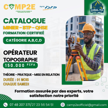 FORMATION OPERATEUR TOPOGRAPHIE