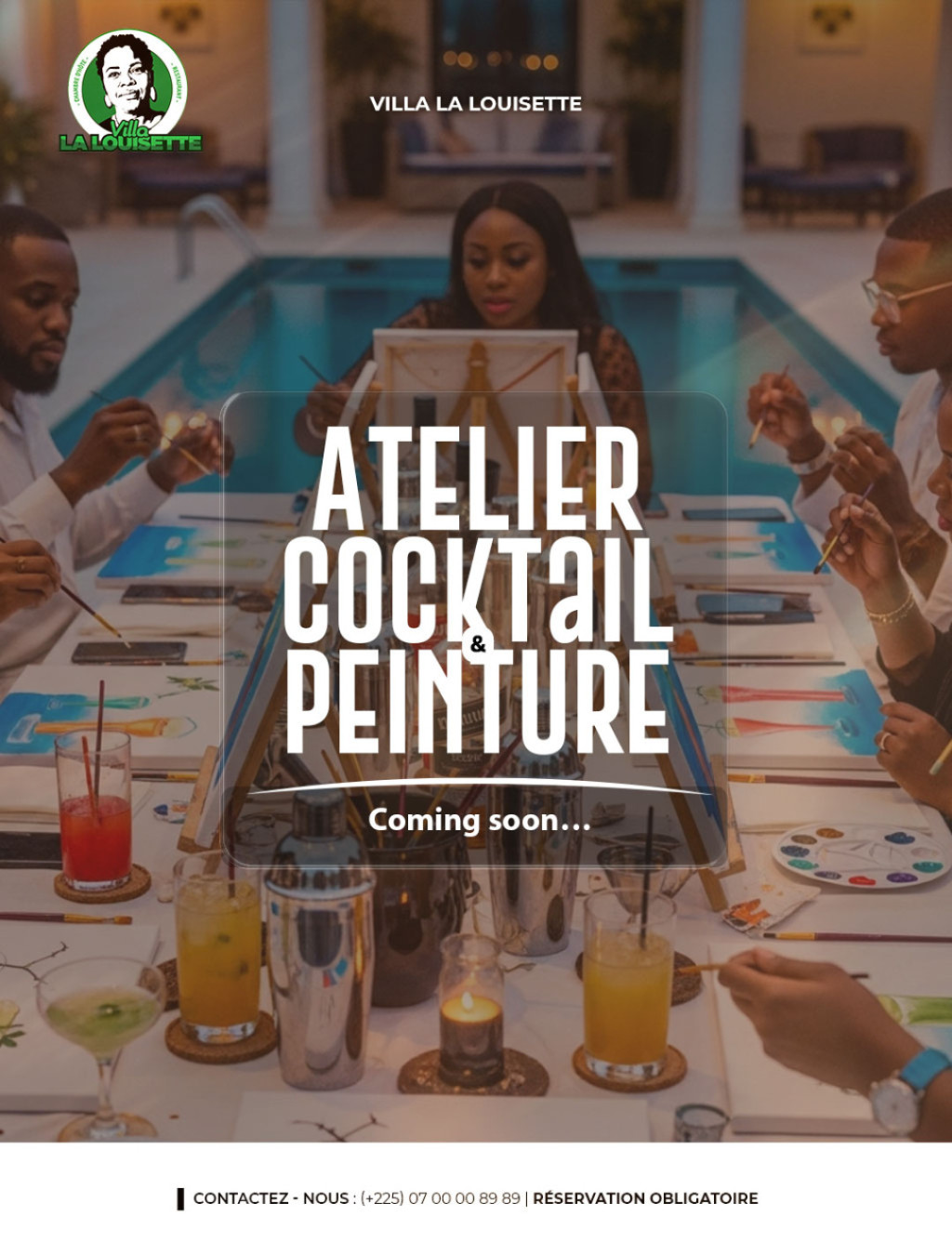 LES SOIRÉES SIGNATURE : Atelier Cocktail & peinture