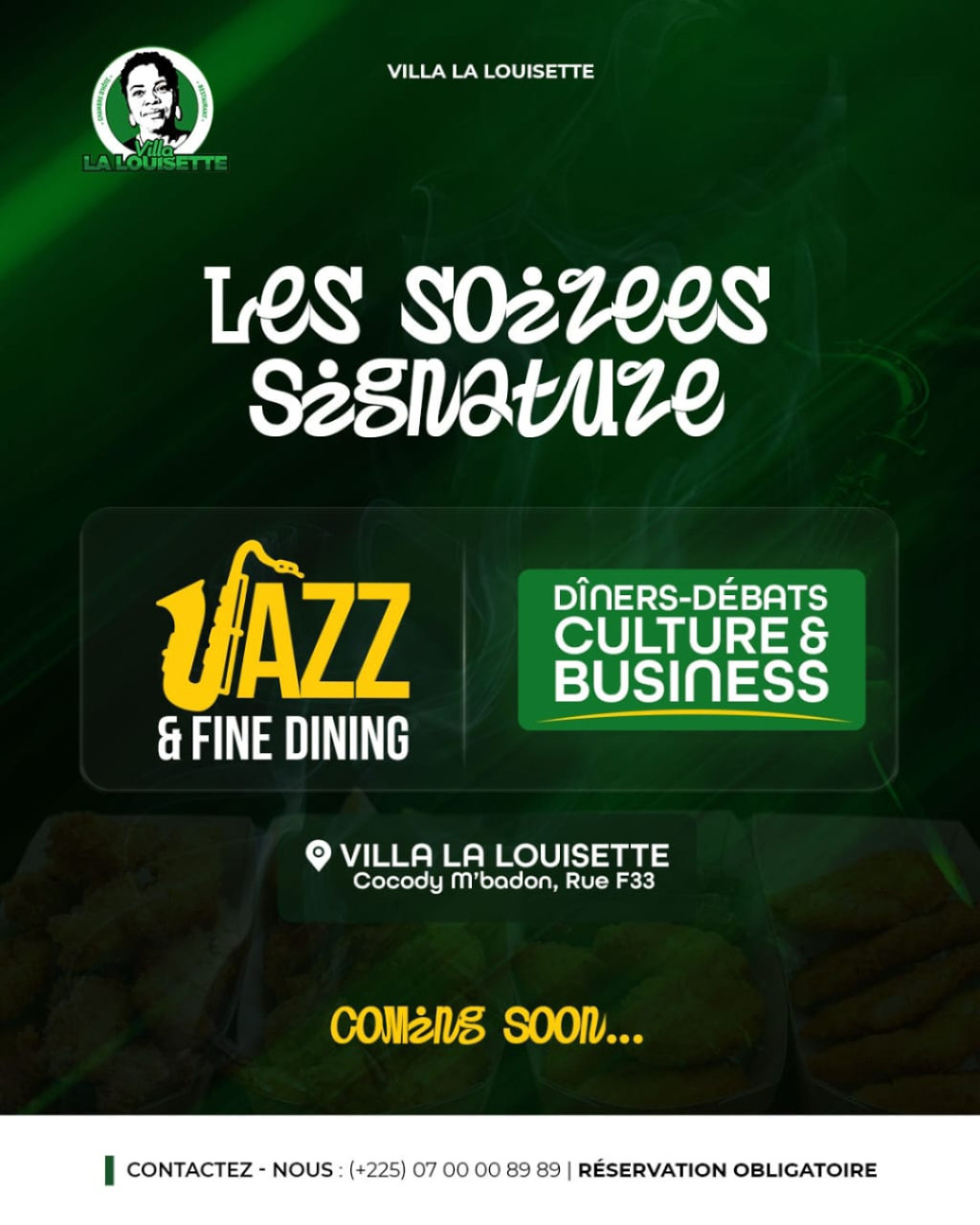 Les Soirées Signature  : Jazz & Fine Dining