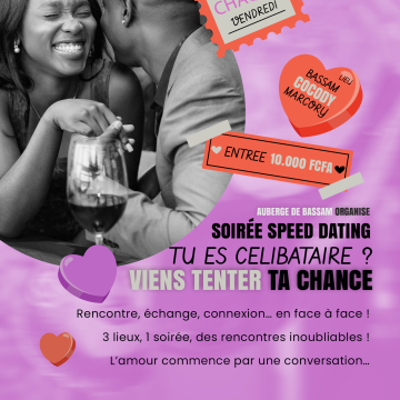Soirée Speed Dating – Auberge de Bassam