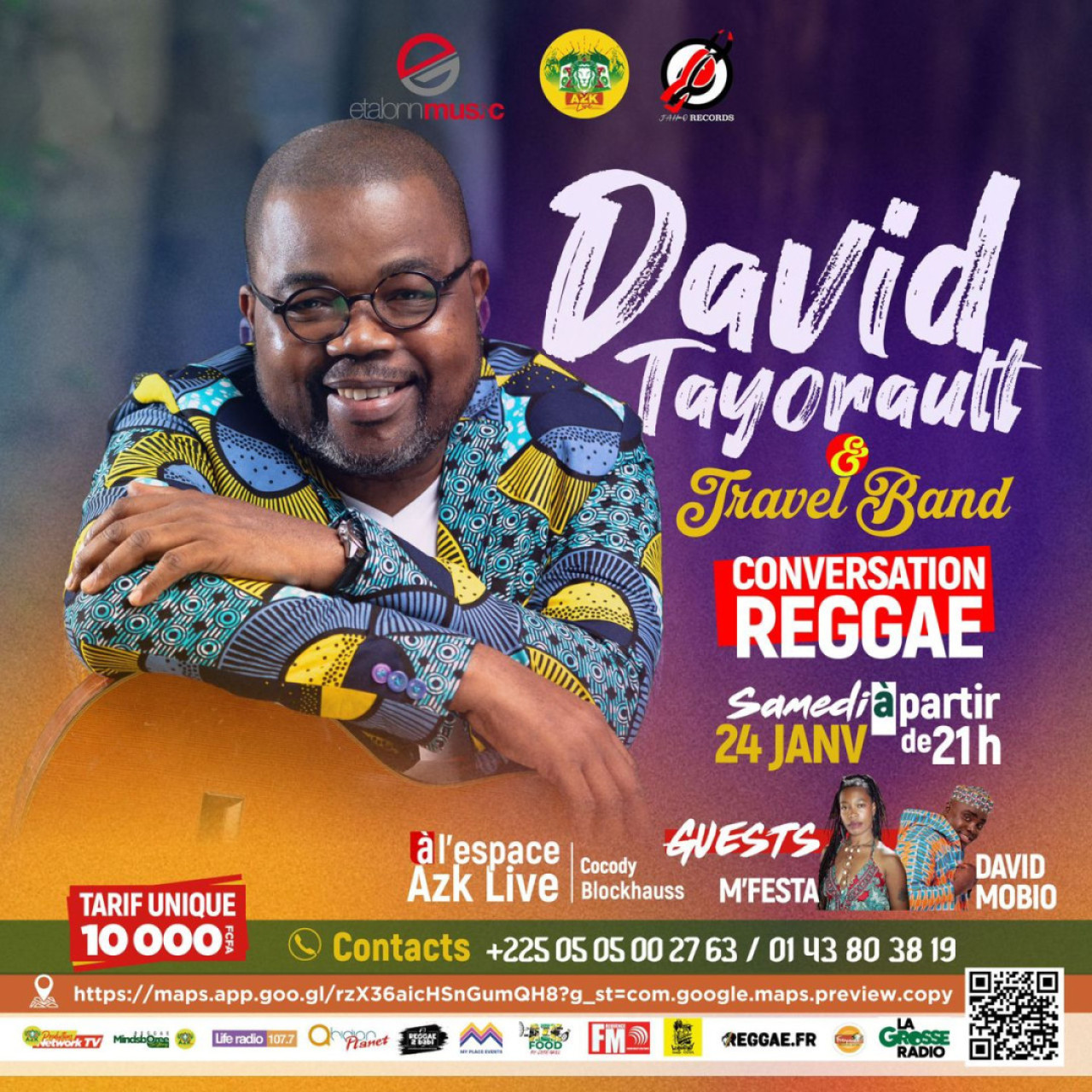 CONVERSATION REGGAE : DAVID TAYORAULT ET TRAVEL BAND