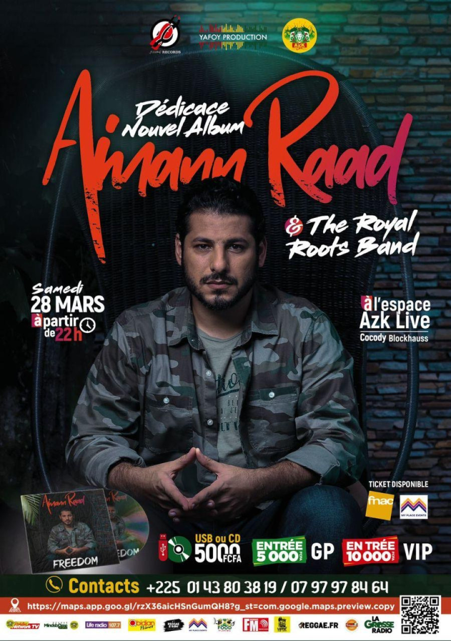 Concert Aimann Kaad & The Royal Roots Band