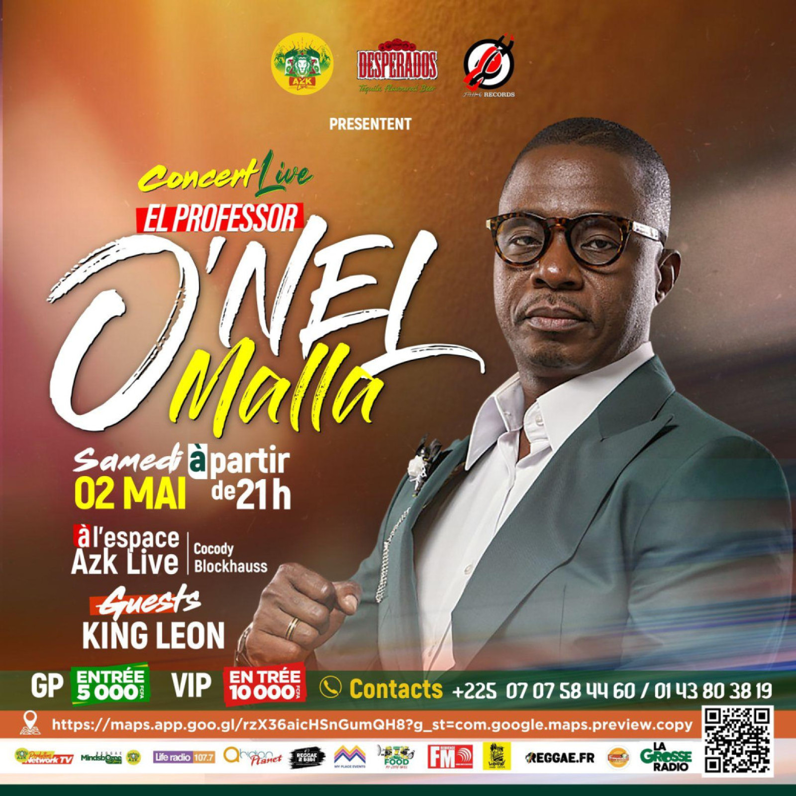 CONCERT LIVE EL PROFESSOR O'NEL MALLA