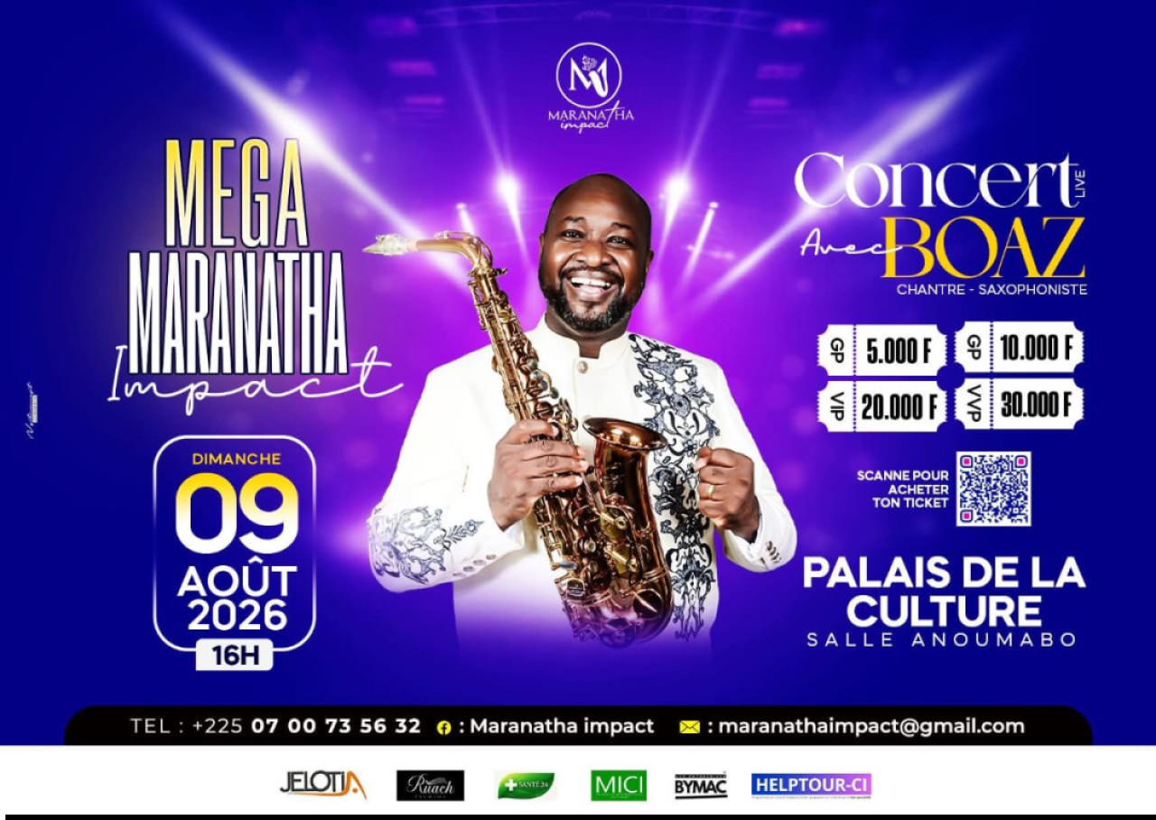 MEGA MARANATHA IMPACT - BOAZ SAX EN CONCERT LIVE