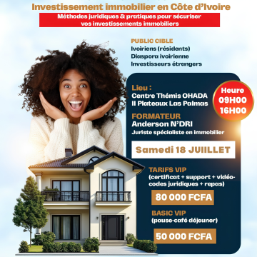 Formation : Investissement immobilier en Côte d’Ivoire