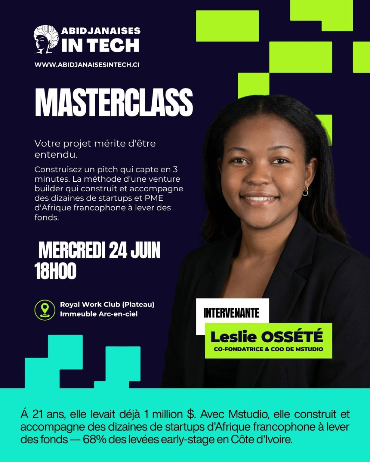 MASTERCLASS – Votre projet mérite d’être entendu !