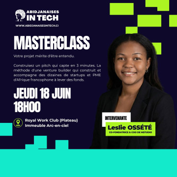 MASTERCLASS – Votre projet mérite d’être entendu !