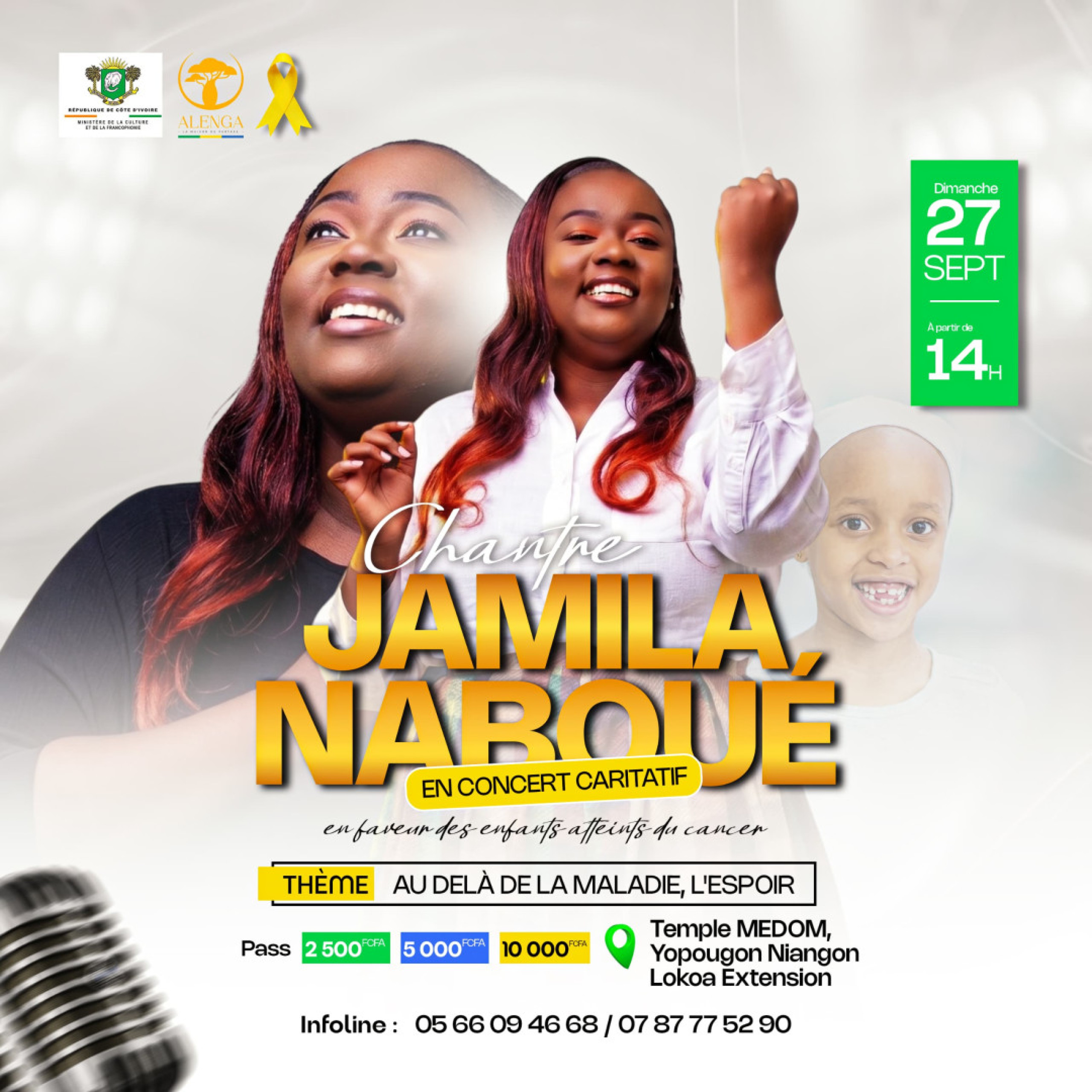 CONCERT CARITATIF CHANTRE JAMILA NABOUÉ